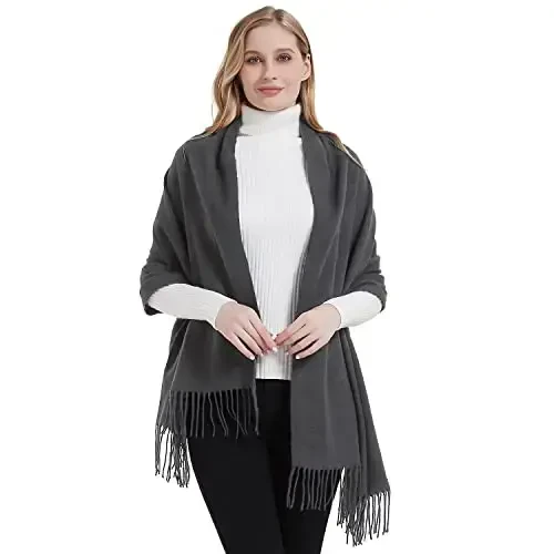 Landisun Scarf for Women Winter PasModazoneina-Shawl Wraps Winter CasModazoneere Wedding Warm Christmas - 5