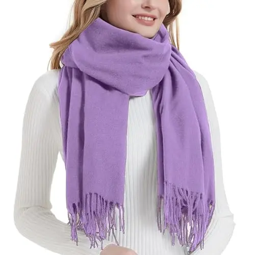 Landisun Scarf for Women Winter Soft Shawl Wrap Large Warm Fashion Blanket for Evening Dress Wedding Gifts - LANDISUN