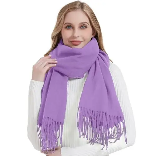 Landisun Scarf for Women Winter Soft Shawl Wrap Large Warm Fashion Blanket for Evening Dress Wedding Gifts - LANDISUN (1)