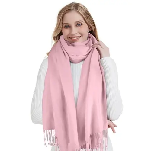 Landisun Scarf for Women Winter Soft Shawl Wrap Large Warm Fashion Blanket for Evening Dress Wedding Gifts - LANDISUN (1)