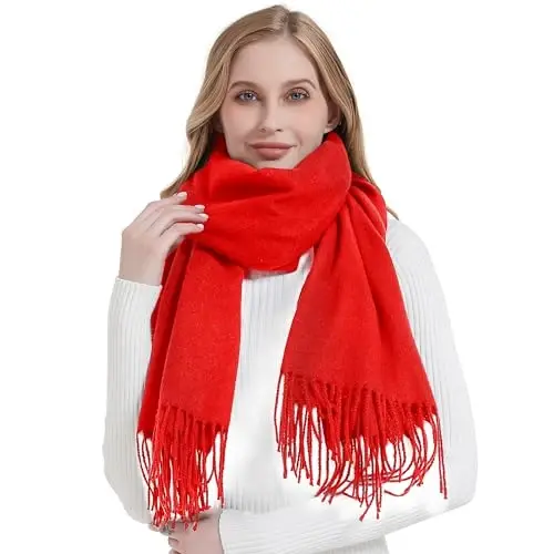Landisun Scarf for Women Winter Soft Shawl Wrap Large Warm Fashion Blanket for Evening Dress Wedding Gifts - LANDISUN (1)