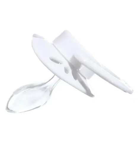 Landofgenie Large Shield Adult Size Pacifiers Set Butterfly Shaped Cutie Pacifier 3 Pack - White+Blue+Yellow - 4