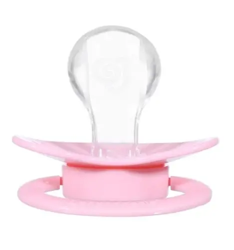 Landofgenie Large Shield Adult Size Pacifiers Set Butterfly Shaped Cutie Pacifier 3 Pack - Black+Pink+Purple - 3