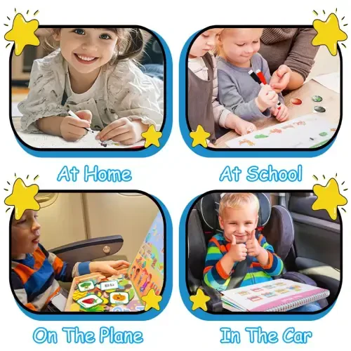 LANNEY Montessori Busy Book for Toddlers, Preschool Learning Activities 28 Themes Toddler Activity Book Educational Early Learning Toys Birthdays Gifts for Boys and Girls - 7