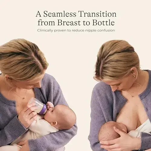 Lansinoh emizikli bolalar uchun Anti-Colic chaqaloqlar shishasi, 5 unsiyalar, 1 dona, 1 dona sekin oqimli so'rg'ich, S o'lchami va yig'ma qopqoqni o'z ichiga oladi - 6