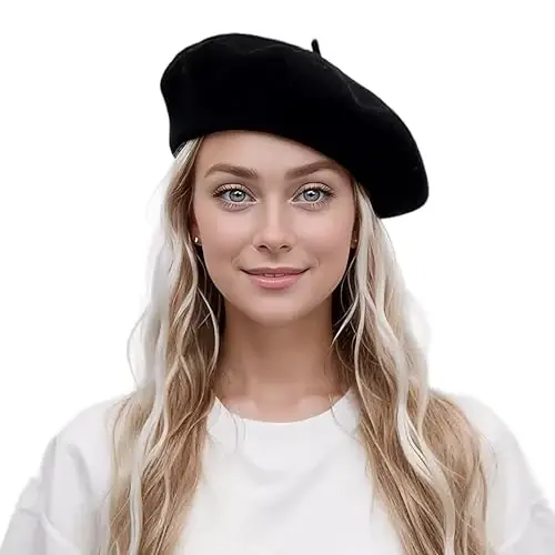 Lanzom jun aralash ayollar beret shapkasi Fransuzcha beret Qishki moda bir xil rangdagi shapka ayollar, qizlar va xonimlar uchun 