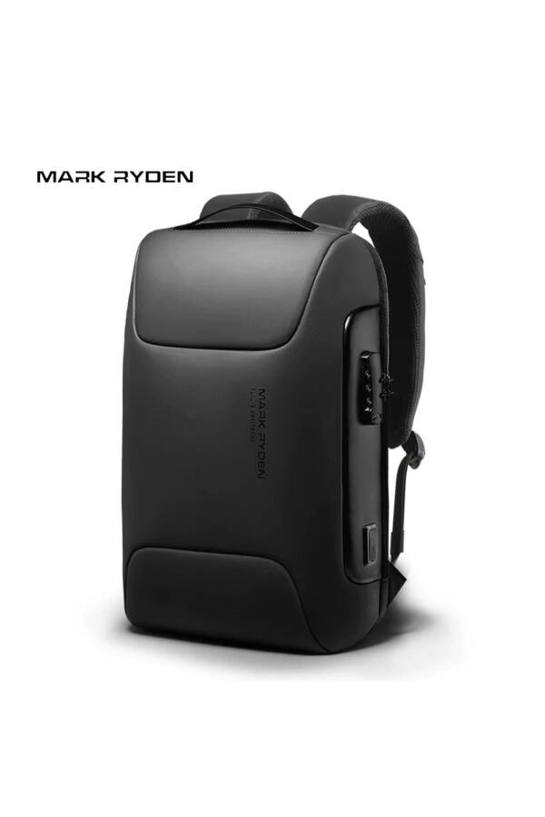 Laptop Black Backpack with Lock, USB Charging Kit, Odyssey Bag - Mr9116_00 - 29