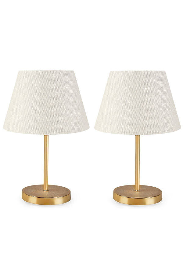 Lara Gold Base 2-Piece Lampshade Set - 2