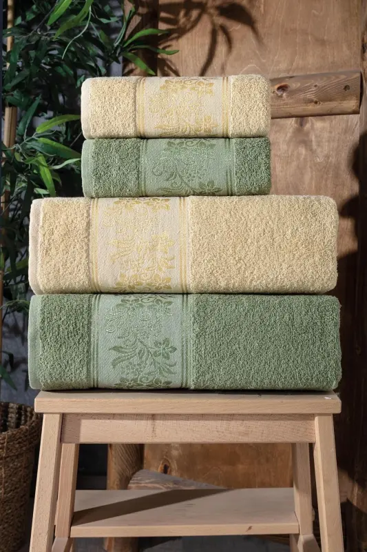 Lara Kutulu 4-Pack Bath Towels | Towel Set | Ha - 1