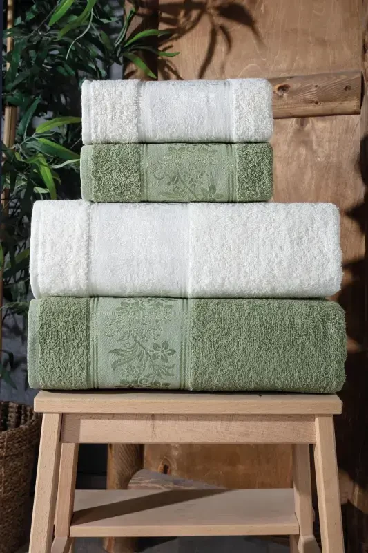 Lara Kutulu 4-Piece Bath Towel Set | Towels - 2
