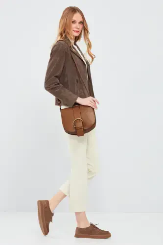 Lara Women's Mink Suede Leather Jacket 23wge588110 - 7