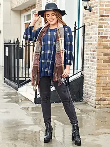 LARACE Ayollar uchun katta o'lchamli 3/4 yengli keng bichimli keng ko'ylak tepalari gul naqshli baland past asosiy futbolka - 2