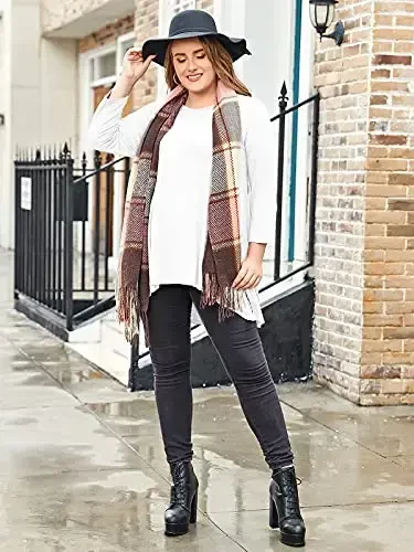 LARACE Ayollar uchun katta o'lchamli 3/4 yengli keng bichimli keng ko'ylaklar gulli baland past oddiy futbolka - 2