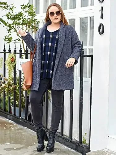 LARACE Plus Size Ayollar uchun Toplar Tunika Asimmetrik Ko'ylaklar 3/4 Yengli V Bo'yin Bo'shashgan Ayollar Kiyimi Leggings uchun - MODAZONE (1)