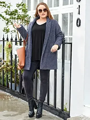 LARACE Plus Size Ayollar uchun toplar Tunika Asimmetrik ko'ylaklar 3/4 yengli V bo'yinli Leggings uchun ayollar kiyimlari - 2
