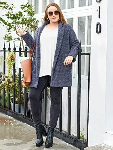 LARACE Plus Size Tops for Women Tunic Asymmetrical Dress Shirts 3/4 Sleeve V Neck Flowy Ladies Clothes for Leggings - 7