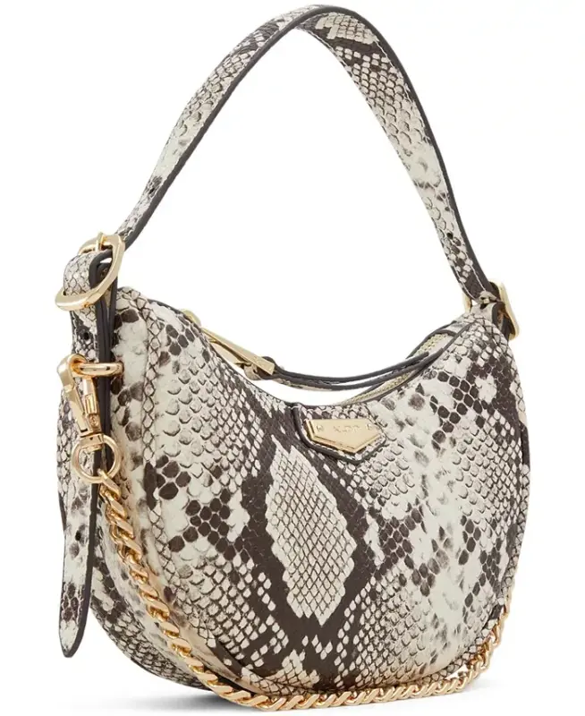 Laraly Synthetic Small Shoulder Bag - Brown Multi - 4