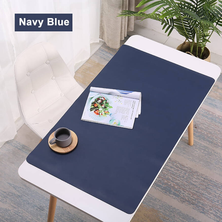 Large anti-slip desk mat gaming mouse pad, waterproof PC laptop computer keyboard mouse pad home office table book protective mat (Size: 23.62 x 11.81) - 11