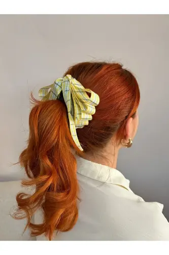 Large bow banana clip - Multicolor 