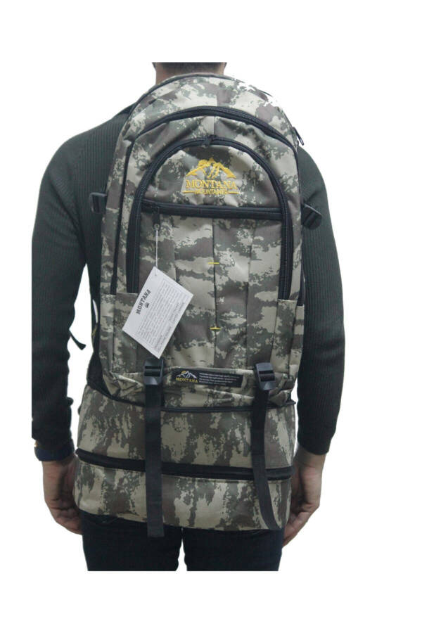 Large Capacity Gusseted Backpack with Shoe Compartment 80 Liters - 5