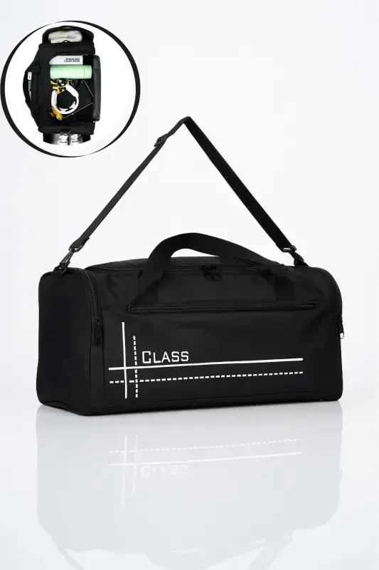 Large Capacity Travel Gym Fitness Sports Bag with Long Strap Cabin Size - 1