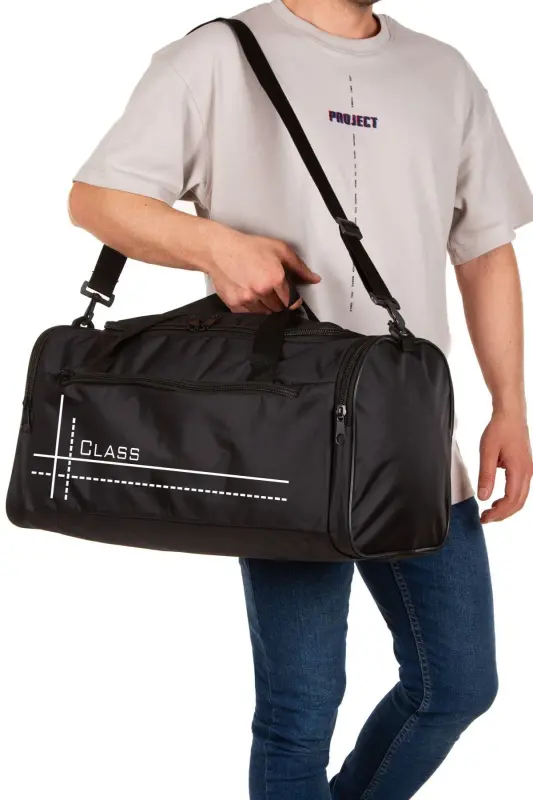 Large Capacity Travel Gym Fitness Sports Bag with Long Strap Cabin Size - 7