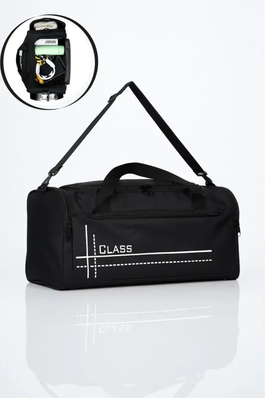 Large Capacity Travel Gym Fitness Sports Bag with Long Strap Cabin Size - 1