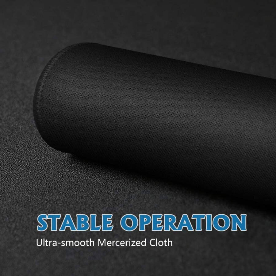 Large Extended Gaming Mouse Pad Mat, Stitched Edges Non-Slip Waterproof - 9