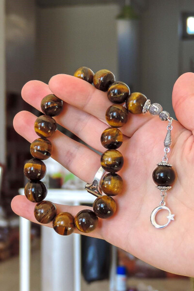 Large Grain Tiger Eye Tasbih - 2