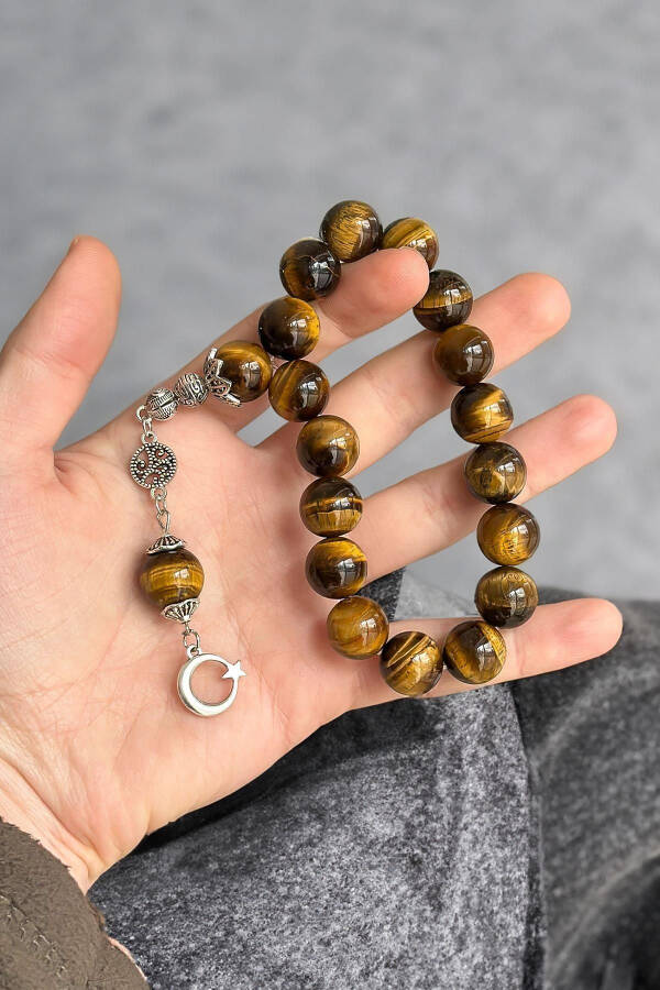 Large Grain Tiger Eye Tasbih - 3