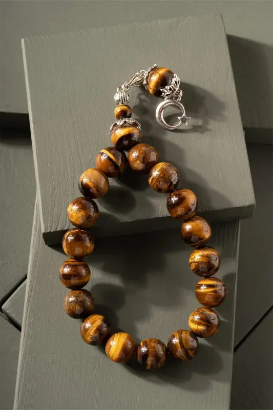 Large Grain Tiger Eye Tasbih - 1