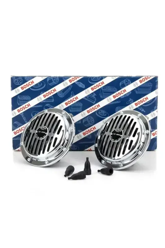 Large Head Chrome Horn 12v - BOSCH