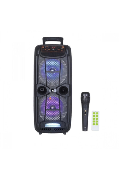 Large Karaoke Speaker with Microphone Bluetooth Speaker Extra Bass-Tweeter Subwoofer Sound Bomb - 4