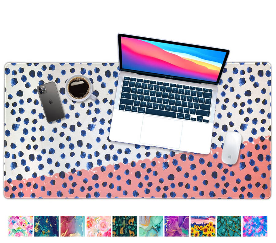 Large mouse pad, desk mat, keyboard pad, home office, school, college essentials, cute decor, big extended protector, computer accessories, pretty mousepad for women and girls. - 7