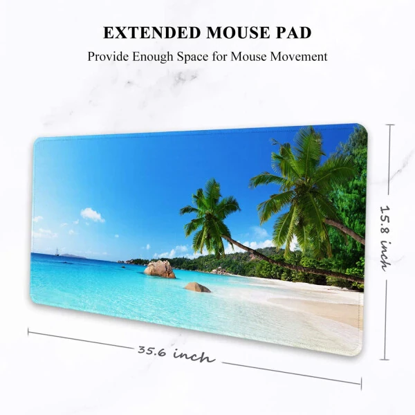 Large mouse pad, full desk XXL extended gaming mouse pad 35