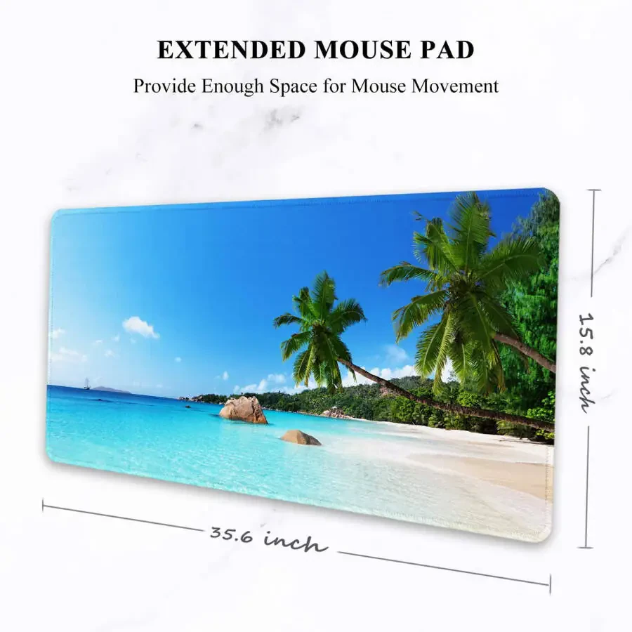 Large mouse pad, full desk XXL extended gaming mouse pad 35