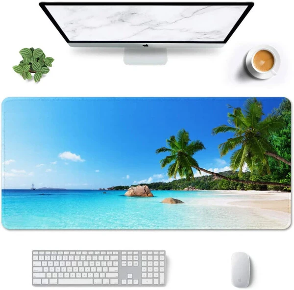 Large mouse pad, full desk XXL extended gaming mouse pad 35