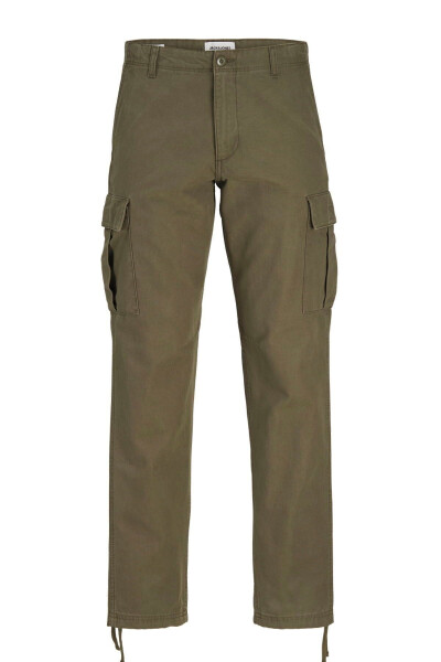 Large size cargo pants with side pockets. - 4