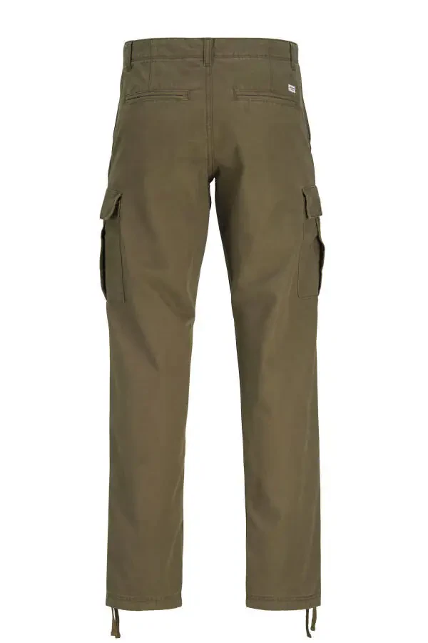Large size cargo pants with side pockets. - 2