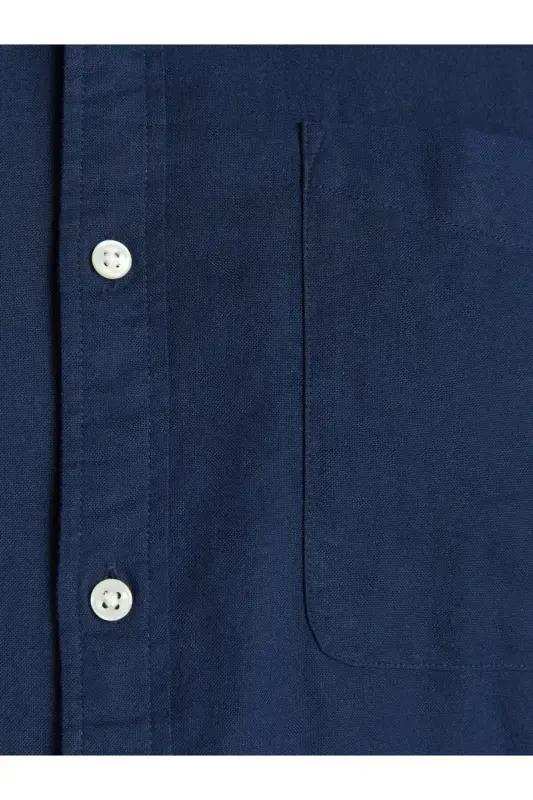 Large size classic Oxford shirt - 7