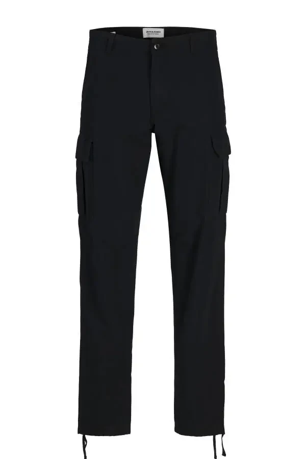 Large size, side pocket cargo pants. - 6