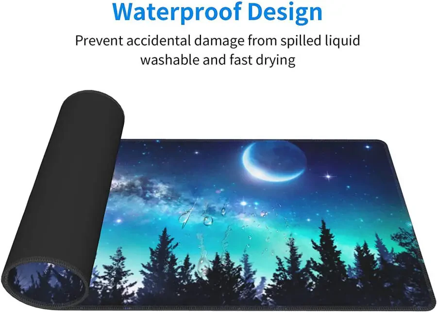 Large XL Long Extended Gaming Mouse Pad, Keyboard Mouse Mat Desk Pad Home Office - 3