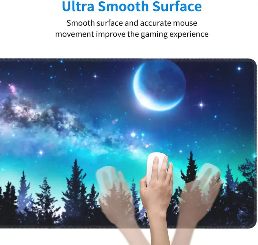 Large XL Long Extended Gaming Mouse Pad, Keyboard Mouse Mat Desk Pad Home Office - 4