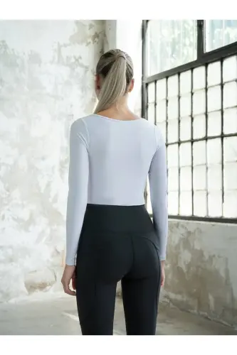 Larissa Beyaz Spor Bluz - LISMINA (1)