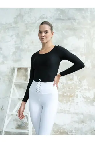Larissa Siyah Spor Bluz - Siyah - 5