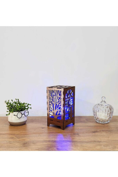 Laser Cut Fairy LED Lamp Mini Table Night Light Battery Powered - 1