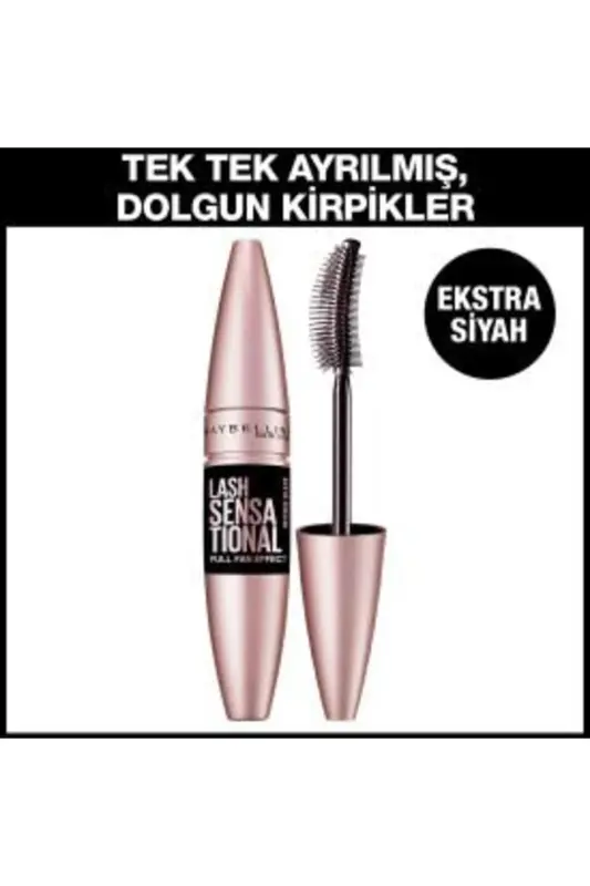 Lash Sensational Fan Effect Intense Black Mascara - Extra Black - MAYBELLINE NEW YORK