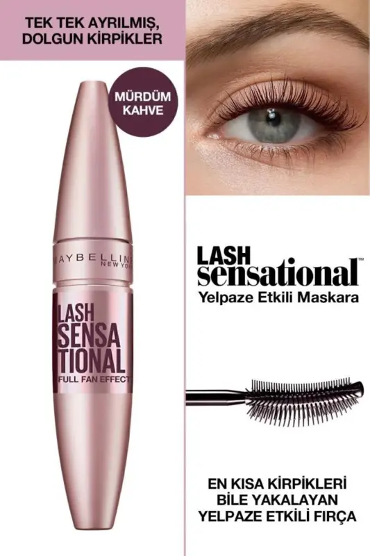 Lash Sensational Maskara - Burgundy Brown - Burgundy Brown - 3