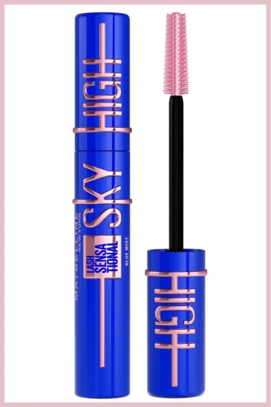 Lash Sensational Sky High Blue Mist Maskara-Mavi - 5