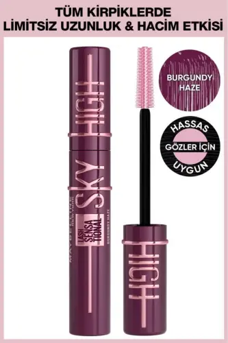 Lash Sensational Sky High Burgundy Haze Mascara - haze - 1